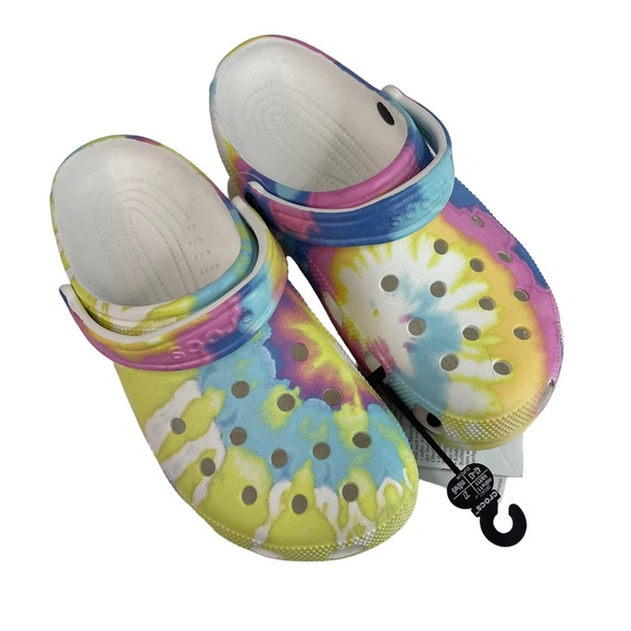 Crocs Classic Tie-Dye Graphic Clog